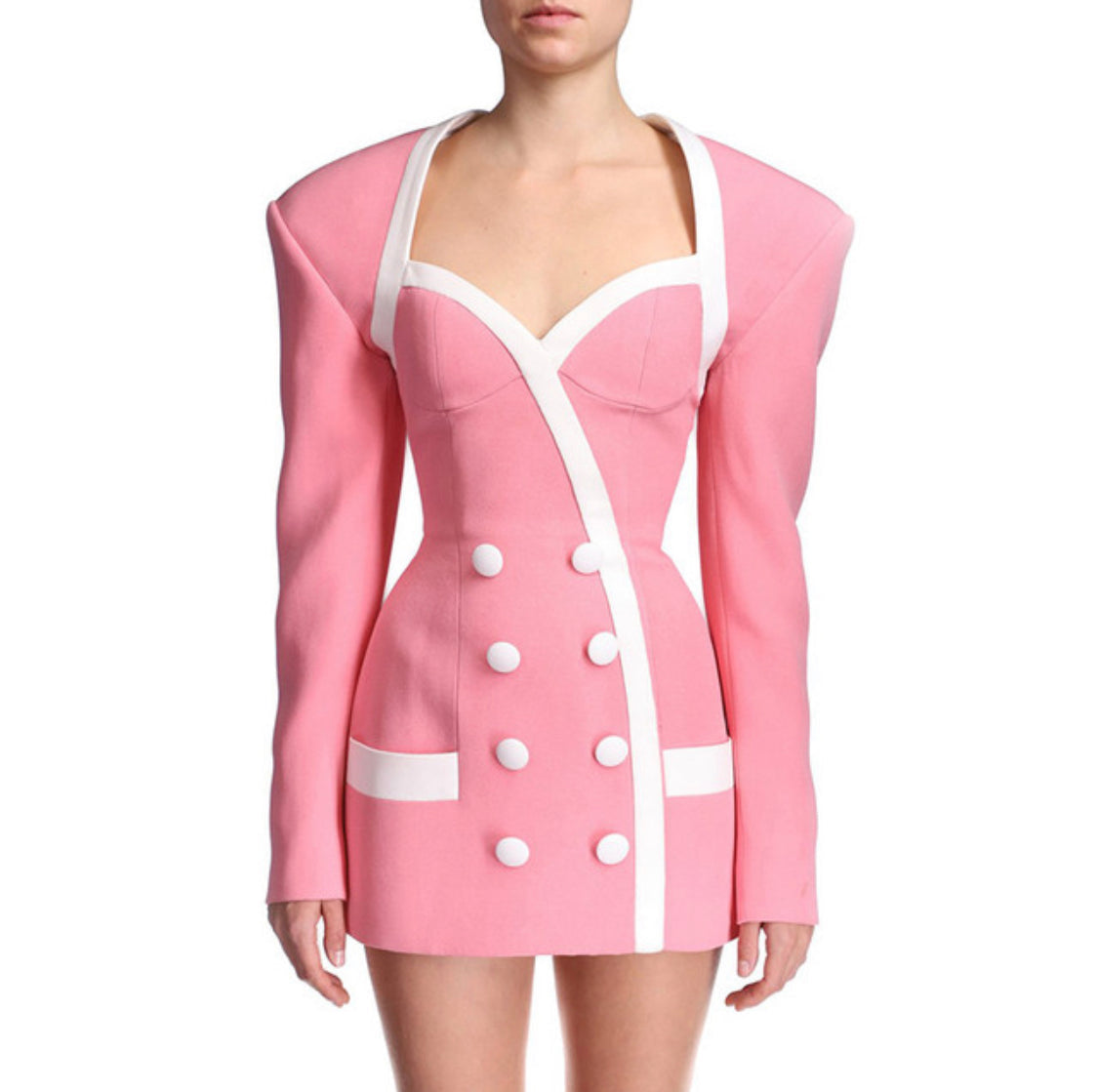 bella - pink blazer dress 